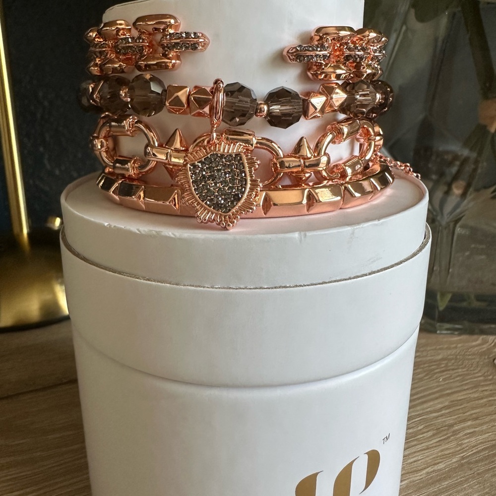 Bomb Party Summer Stack 2025-Estate of Elegance Rose gold stack